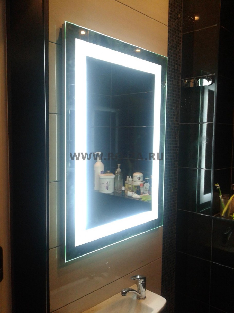 Подсветка зеркала светодиодной лентой