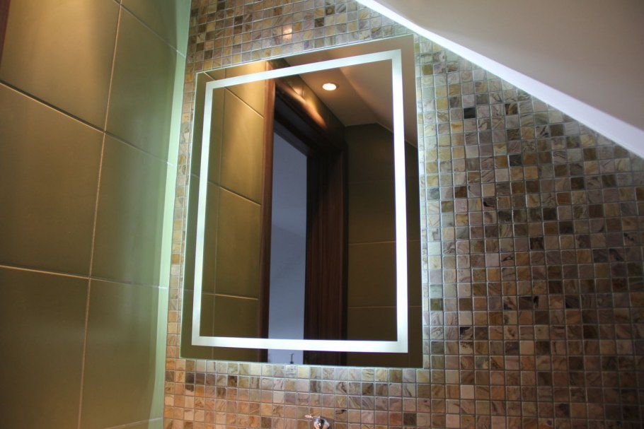 Интерьер стекло зеркало подсветка