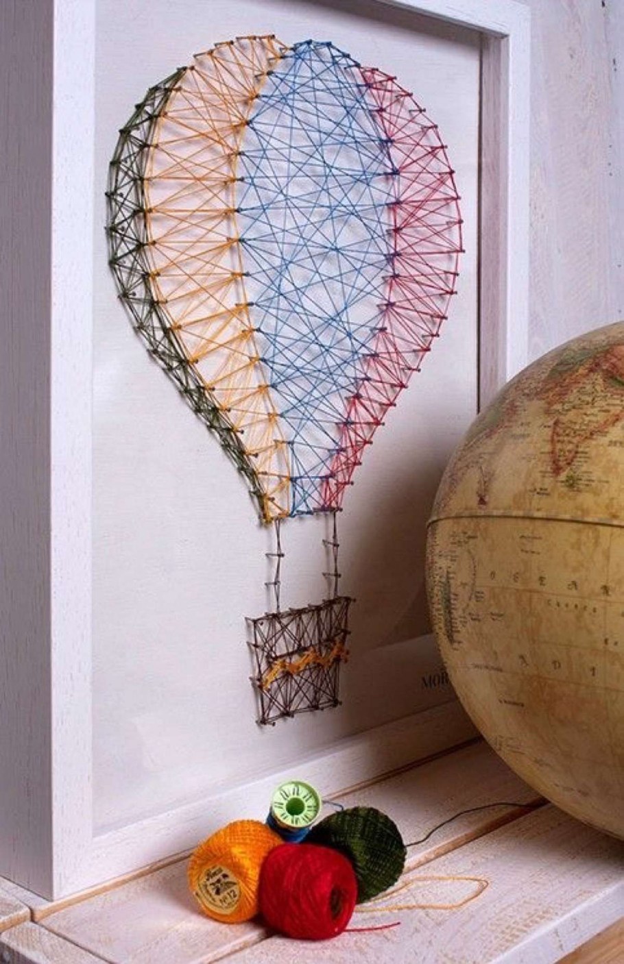 Воздушный шар из ниток