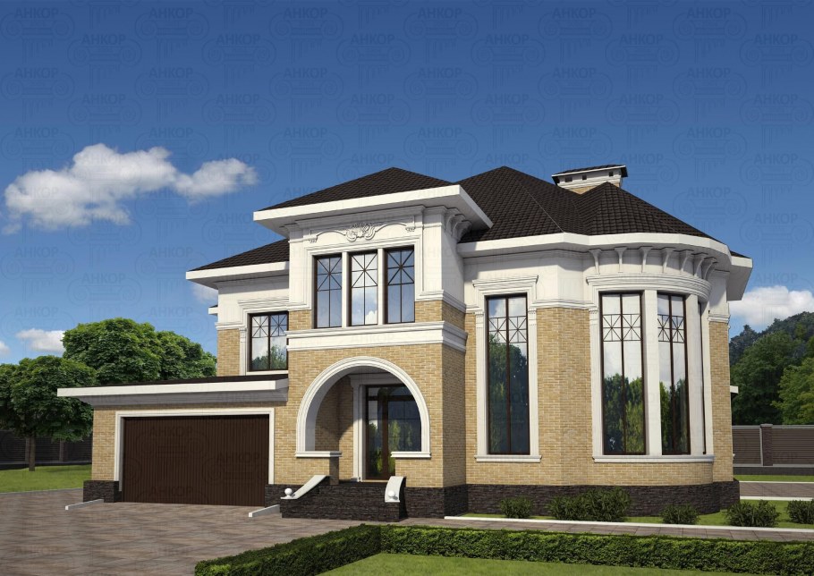 Дизайнерский проект фасада