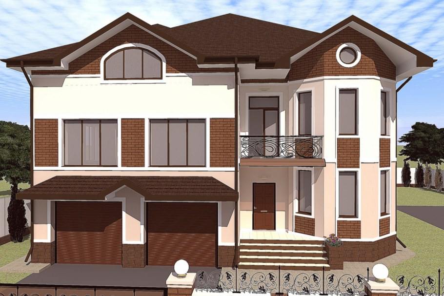 Проект на отделку фасада