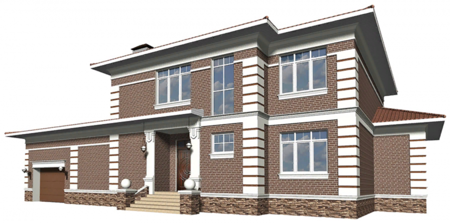 Проект на отделку фасада