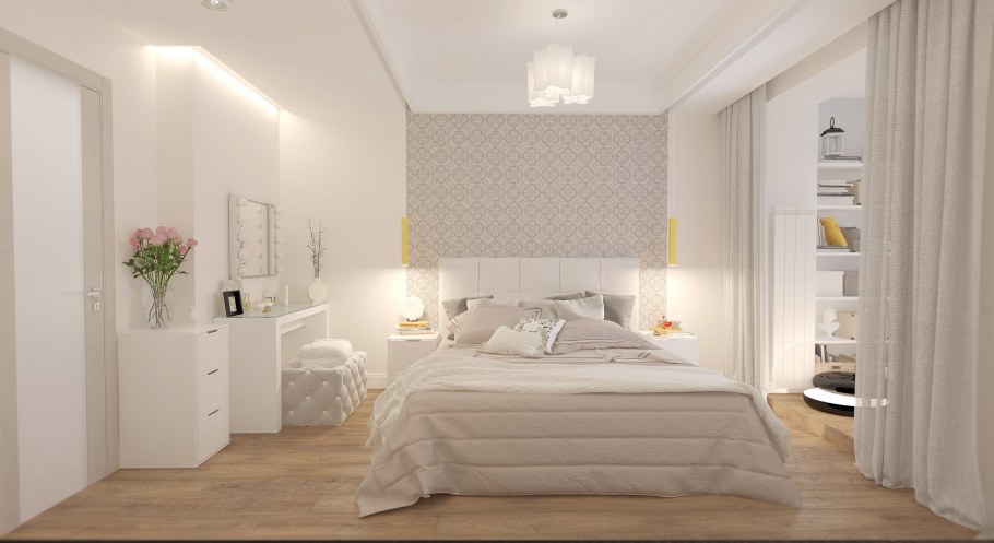 Светлая спальня