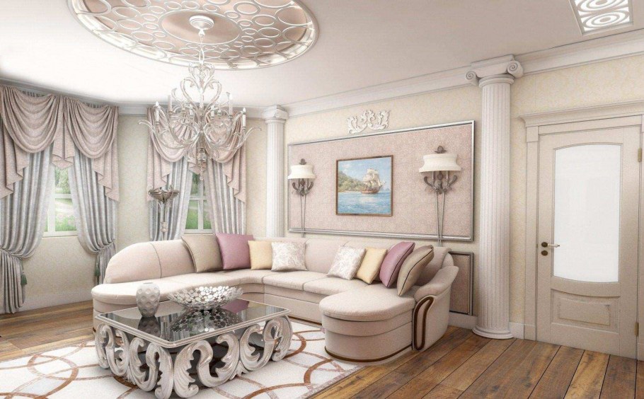 Шторы бирюза в интерьере спальни