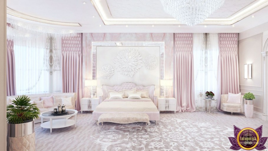 Гостиная в пастельных тонах