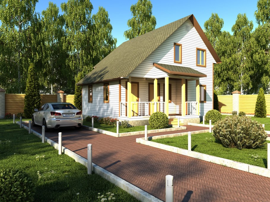 Небольшой коттедж