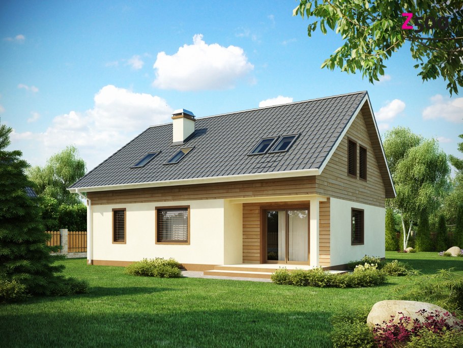 Дом с мансардой 110 кв м