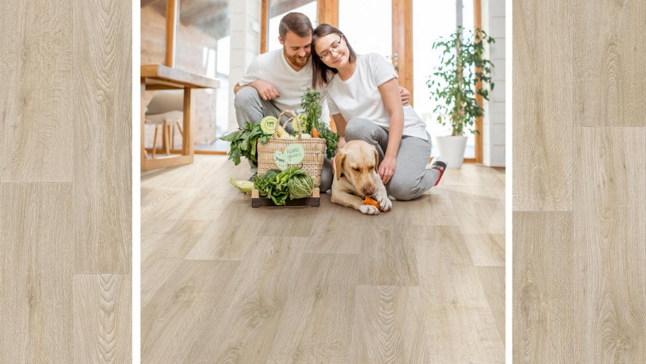 Линолеум под паркет елочкой