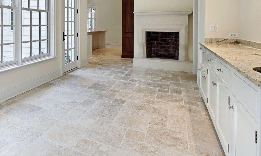 Линолеум под камень на кухню