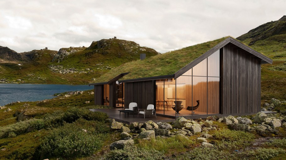 Дом на фьорде в Норвегии