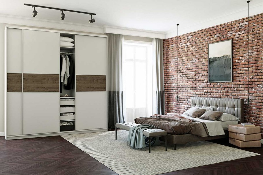 Дизайнерские шкафы в спальню