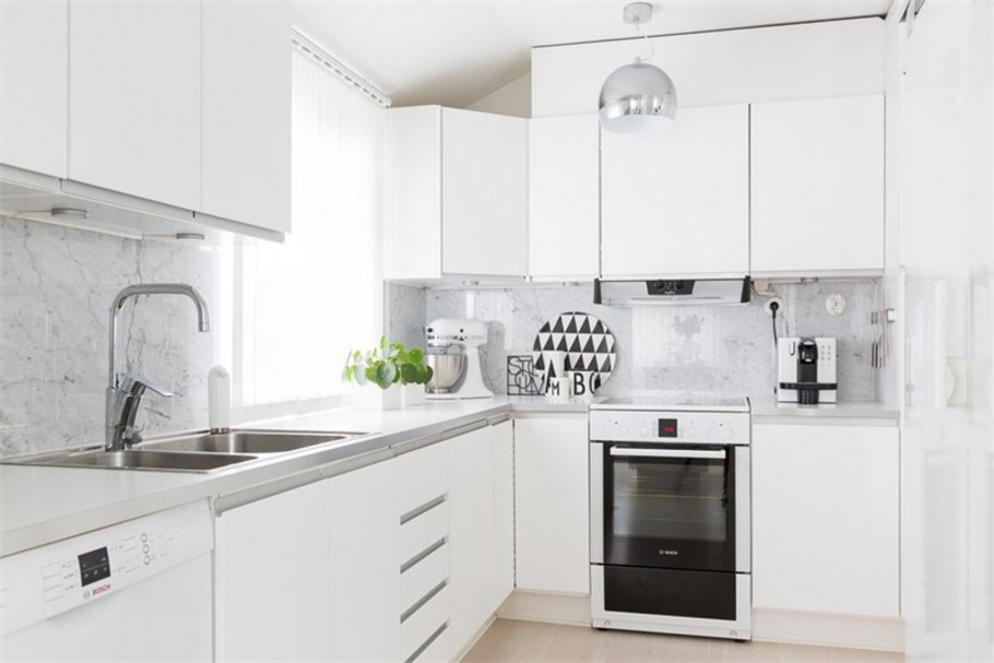 Кухня 10кв Скандинавия