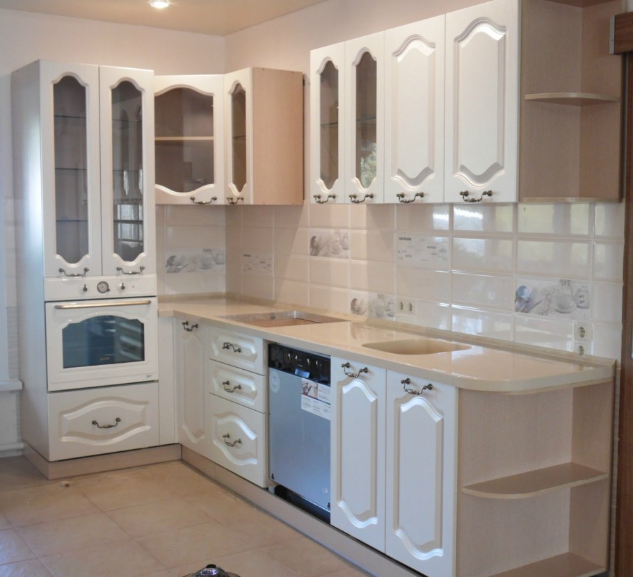 Кухня МДФ пленка с фрезеровкой