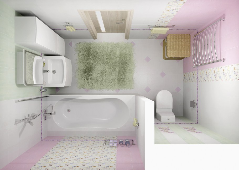 Керамическая плитка Kerama Marazzi 8253 Маронти цветы