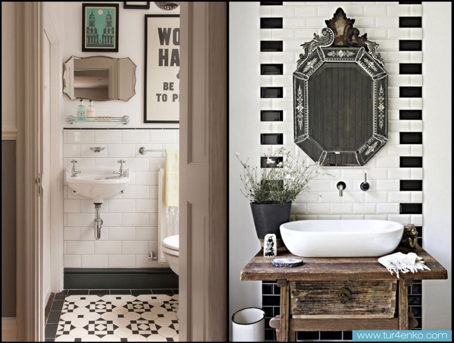 Плитка кабанчик в ванной