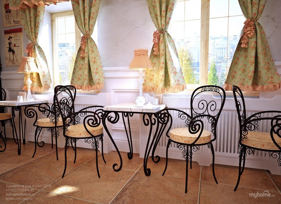 Кафе в прованском стиле