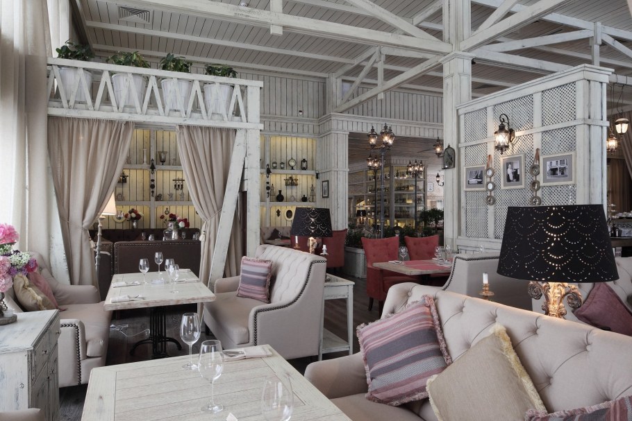 Французская кофейня интерьер