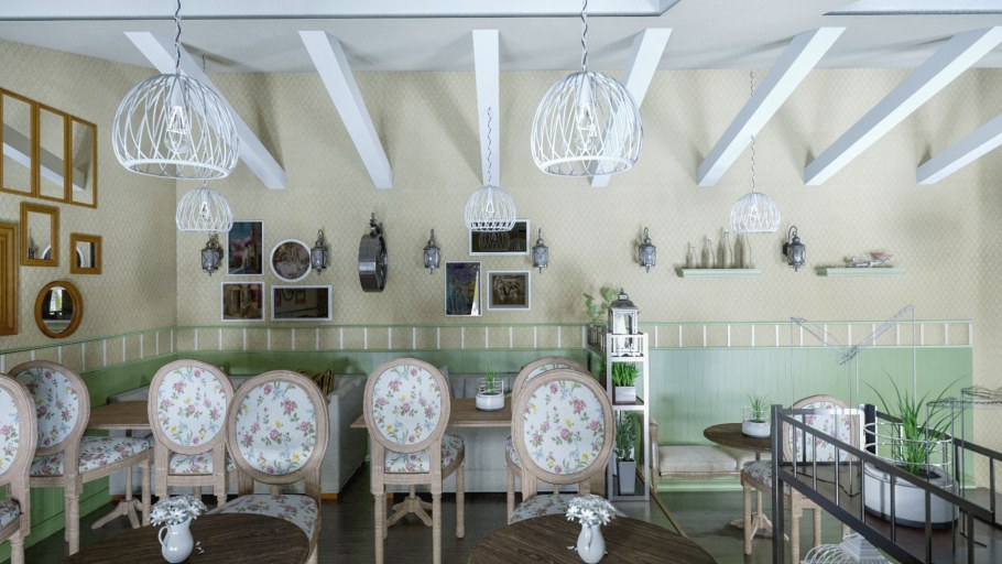 Кафе в стиле Романтизм