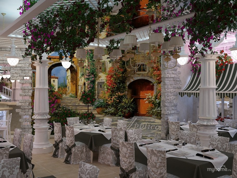 Ресторан во французском стиле