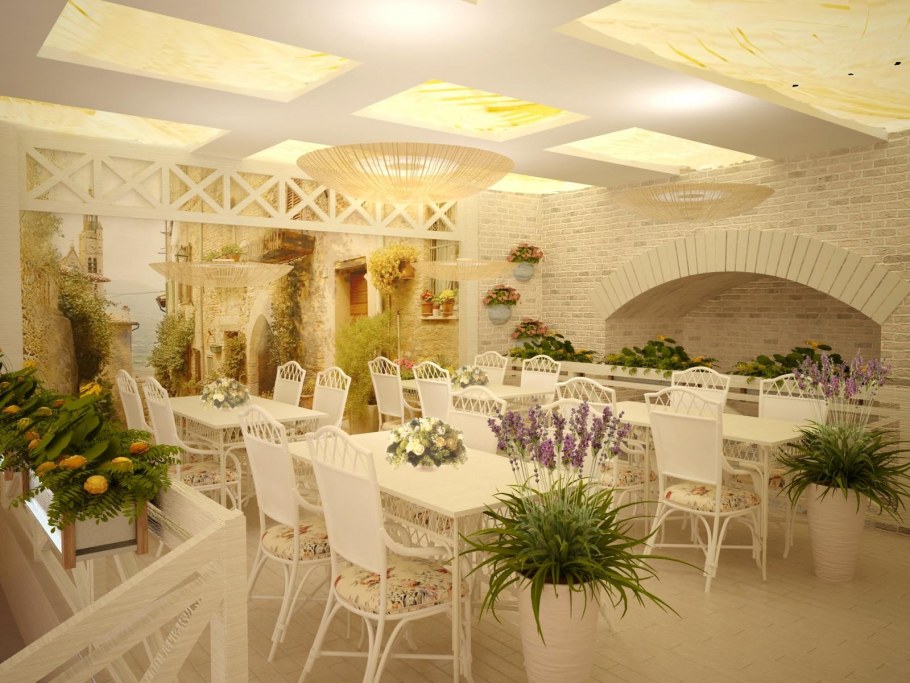 Кофейня в стиле Прованс