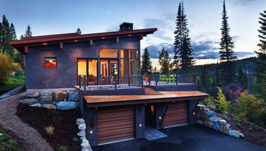 Минидом в стиле Шале