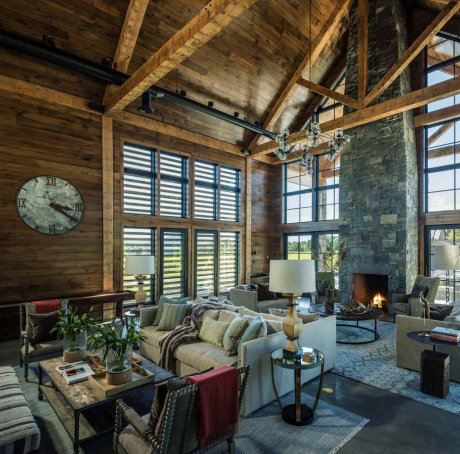 Барнхаус с мансардой