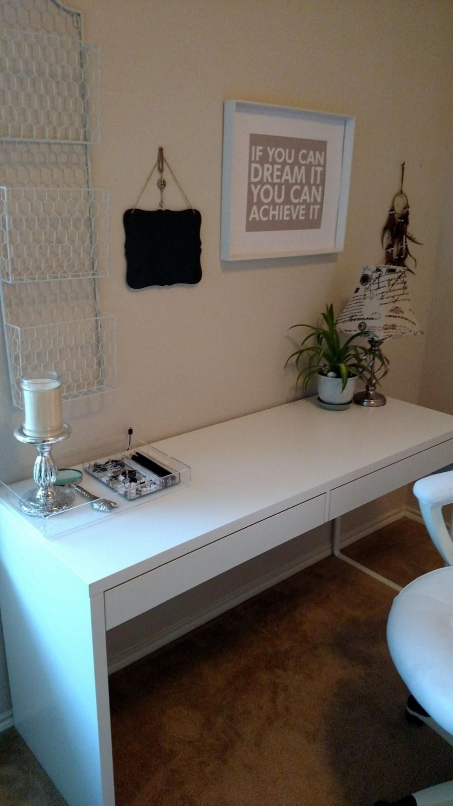 Стол Micke ikea белый