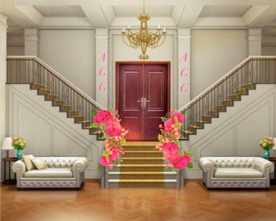 Аниме лестница в доме