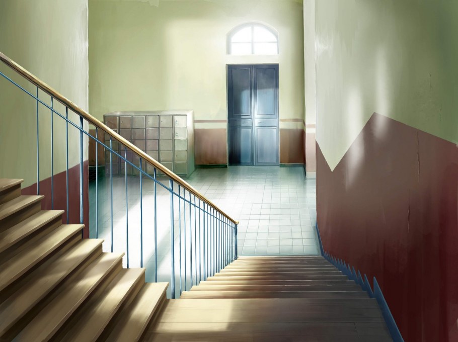 Фон для гача лайф подъезд