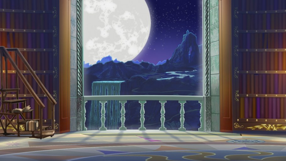 Аниме тёмный дворецкий поместье коридор