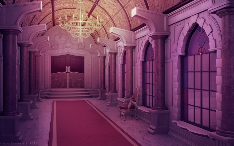 Лестница на фоне окна