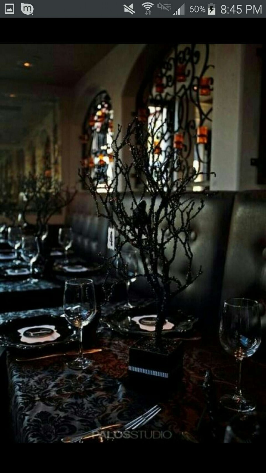 Ресторан в готическом стиле