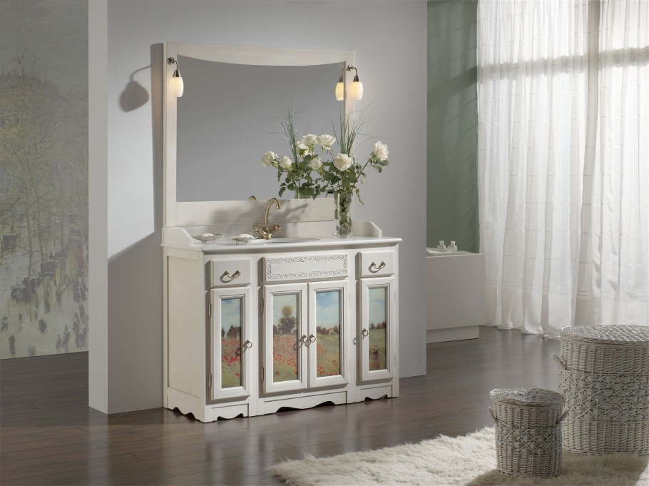 Мебель для ванной комнаты в классическом стиле