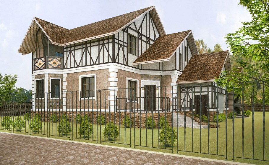 Фахверк с эркером