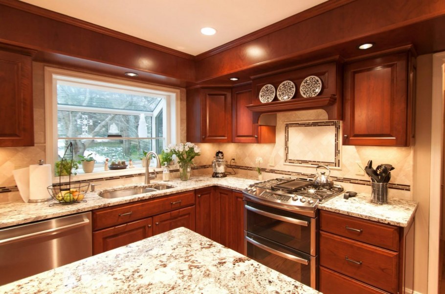 Отделка стен на кухне в стиле Прованс