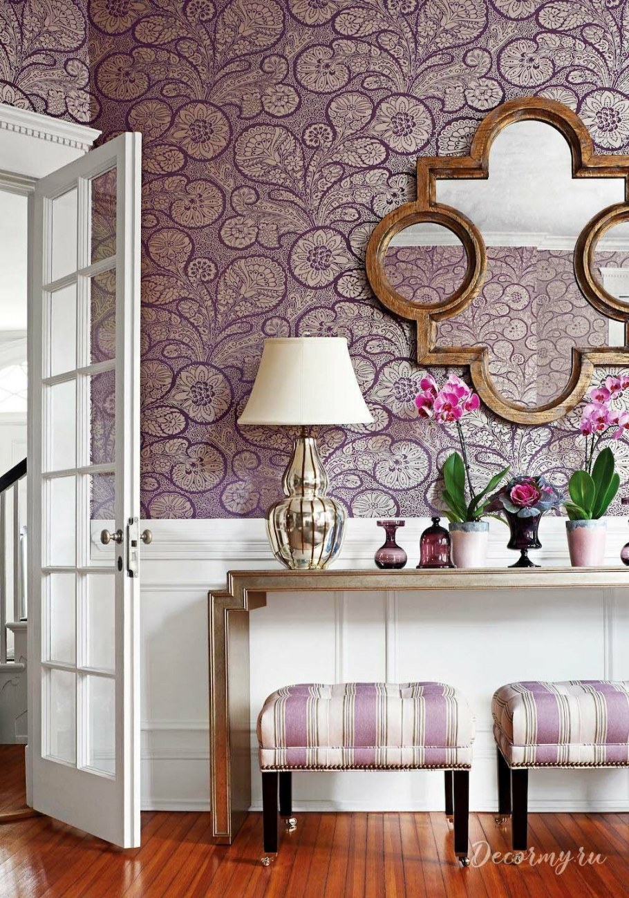 Обои в интерьере