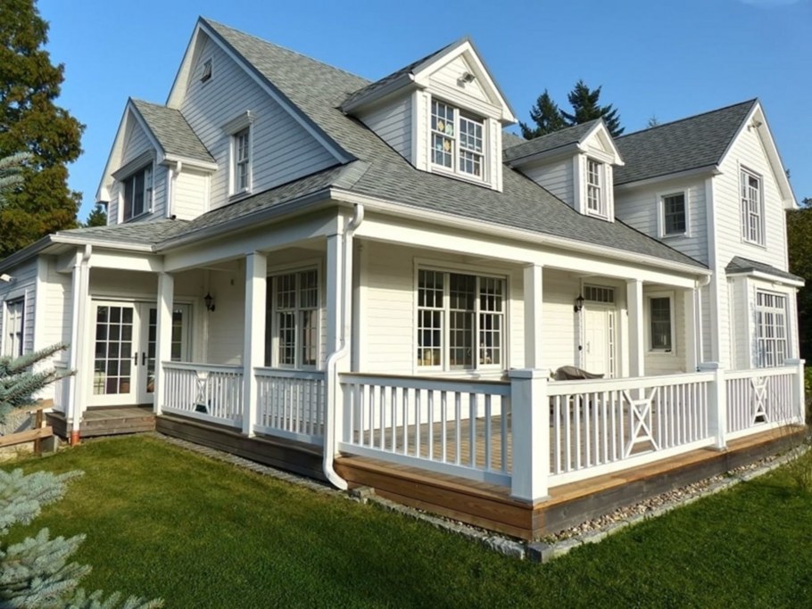 Фасад в американском стиле