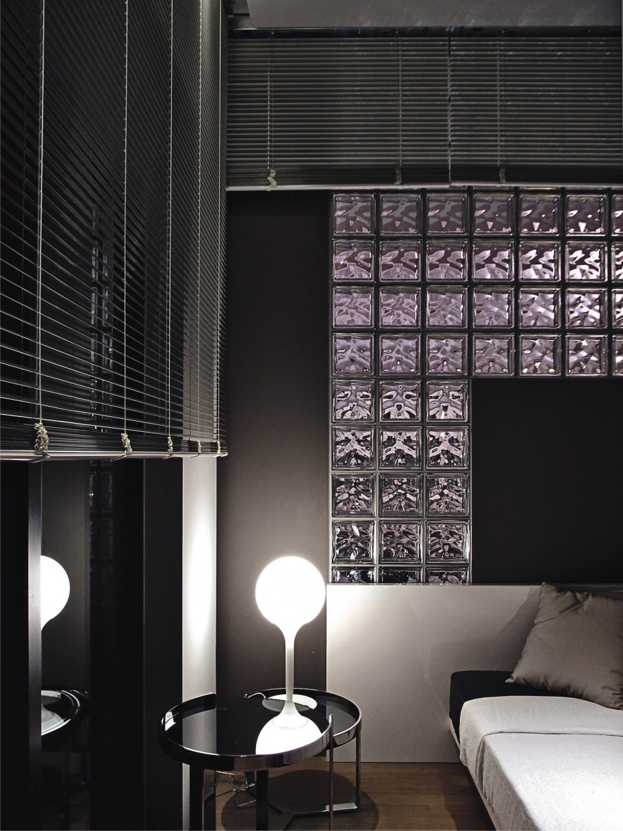 Стеклоблоки в интерьере