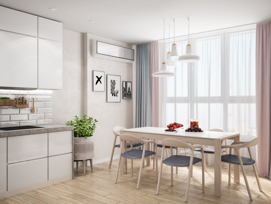 Красивые кухни в светлых тонах