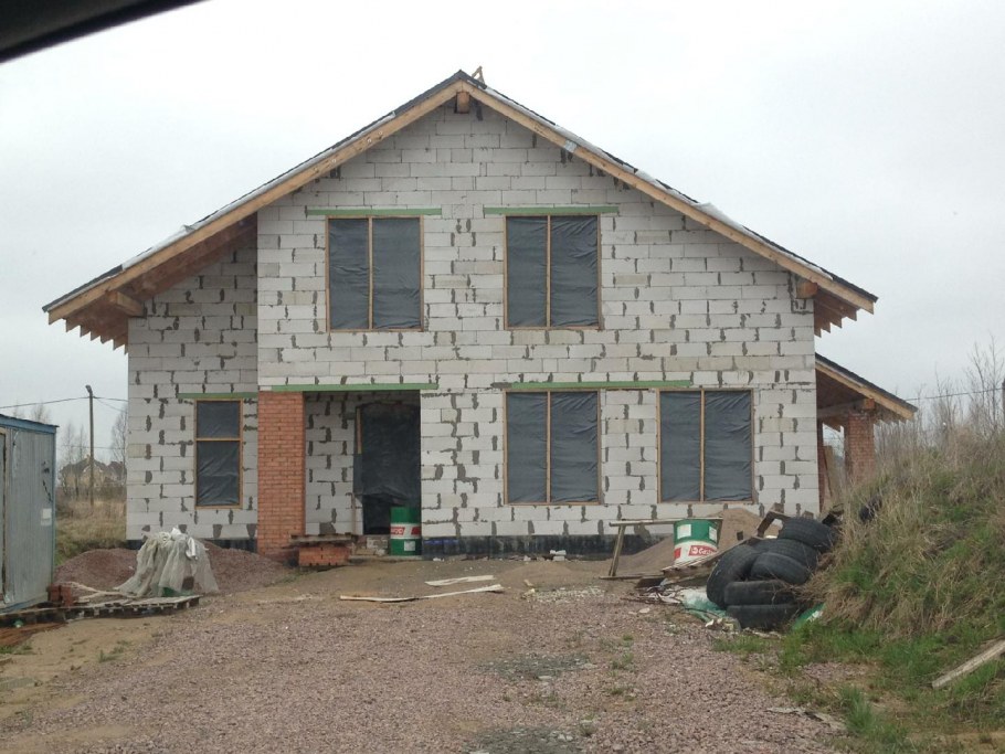 Интерьер газобетонного дома 6на 9