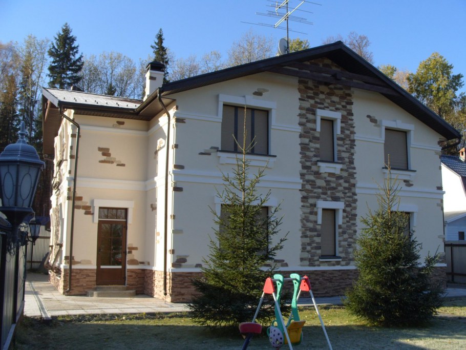 Отделка дома из газобетона