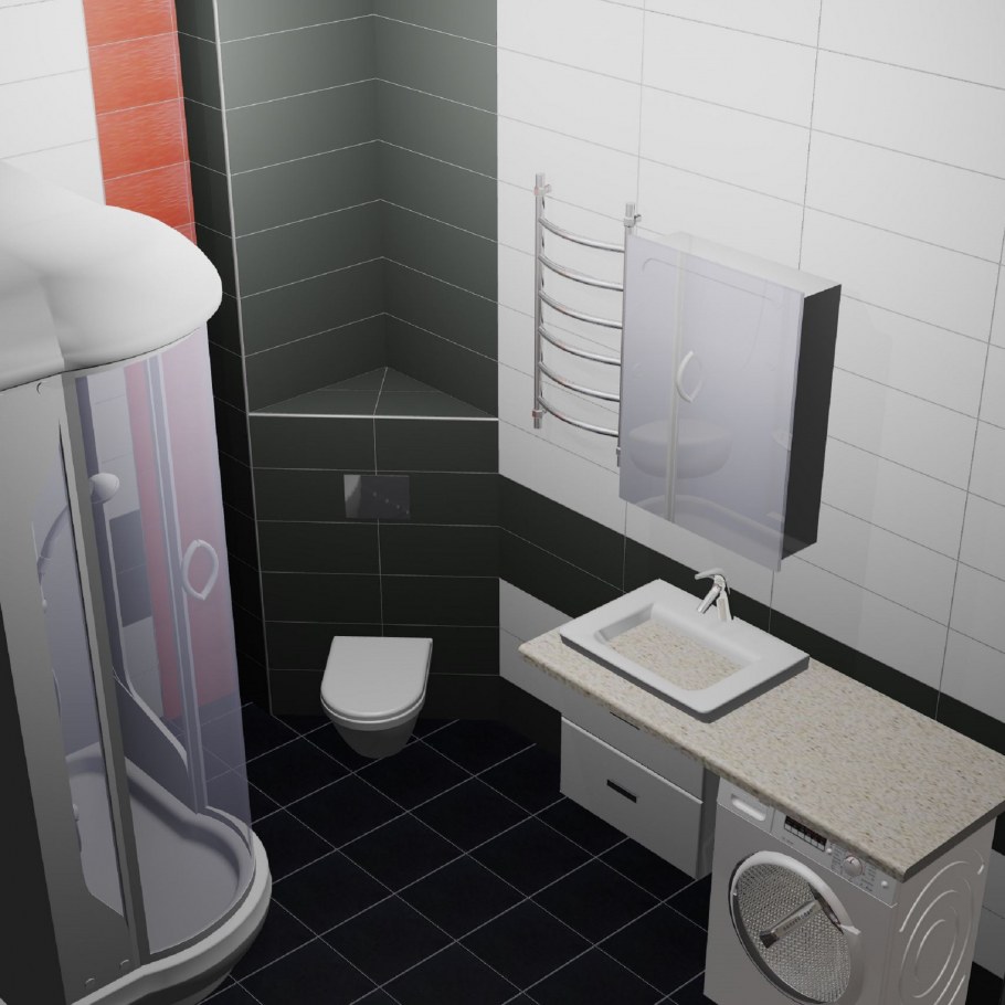 Сантехнические модули готовые Ванные комнаты