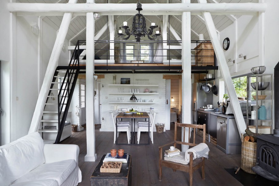 Дом в стиле барнхаус лофт
