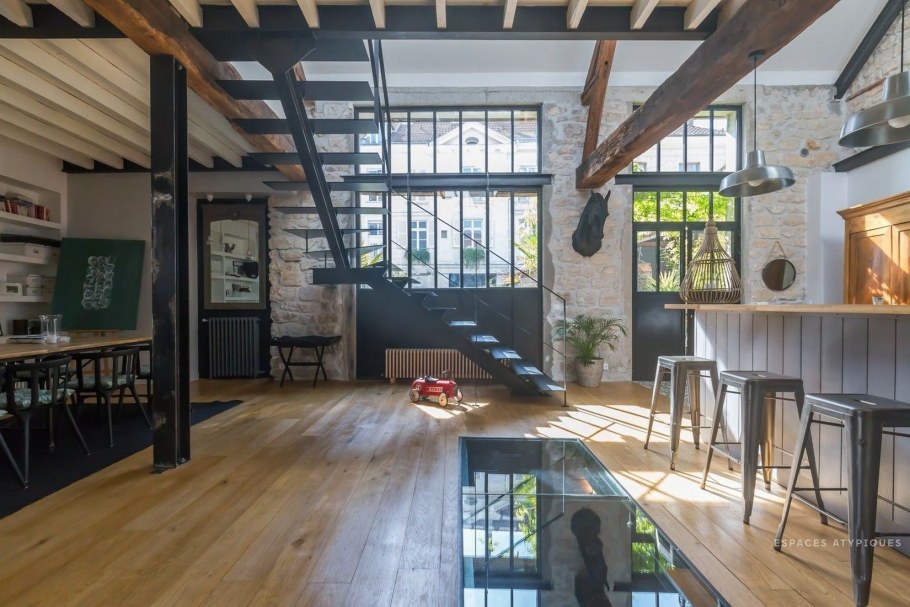 Дом в стиле барнхаус лофт