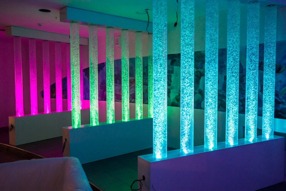 Воздушно-пузырьковая колонна для сенсорной комнаты