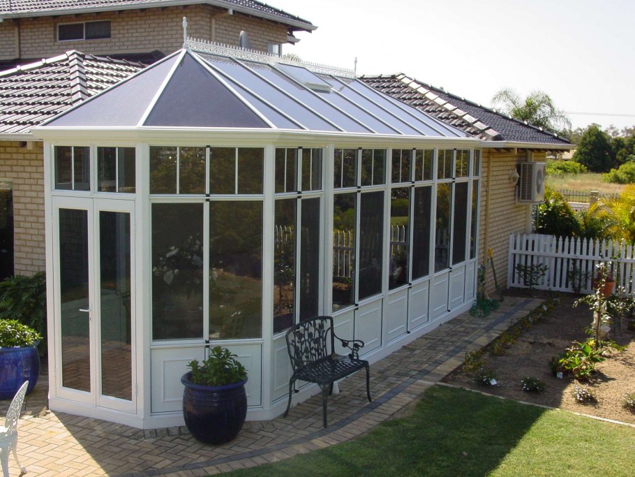 Веранда закрытая пристроенная