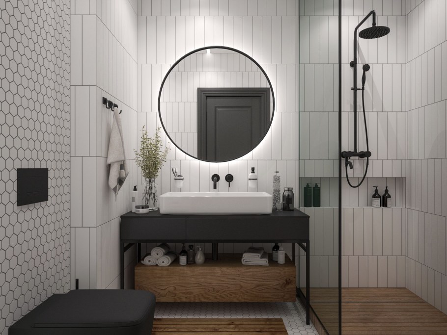 Ванна Скандинавский лофт