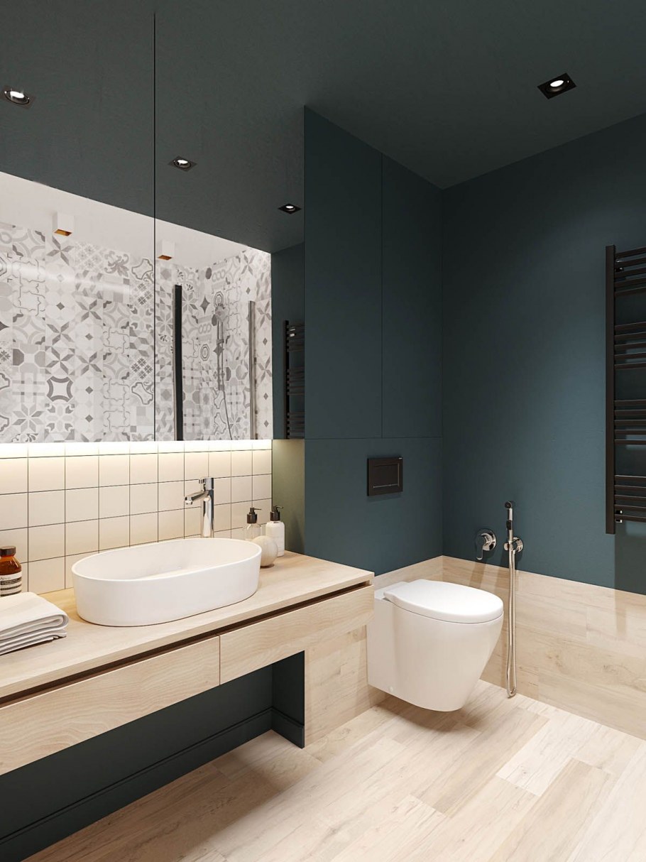 Ванная комната экостиль