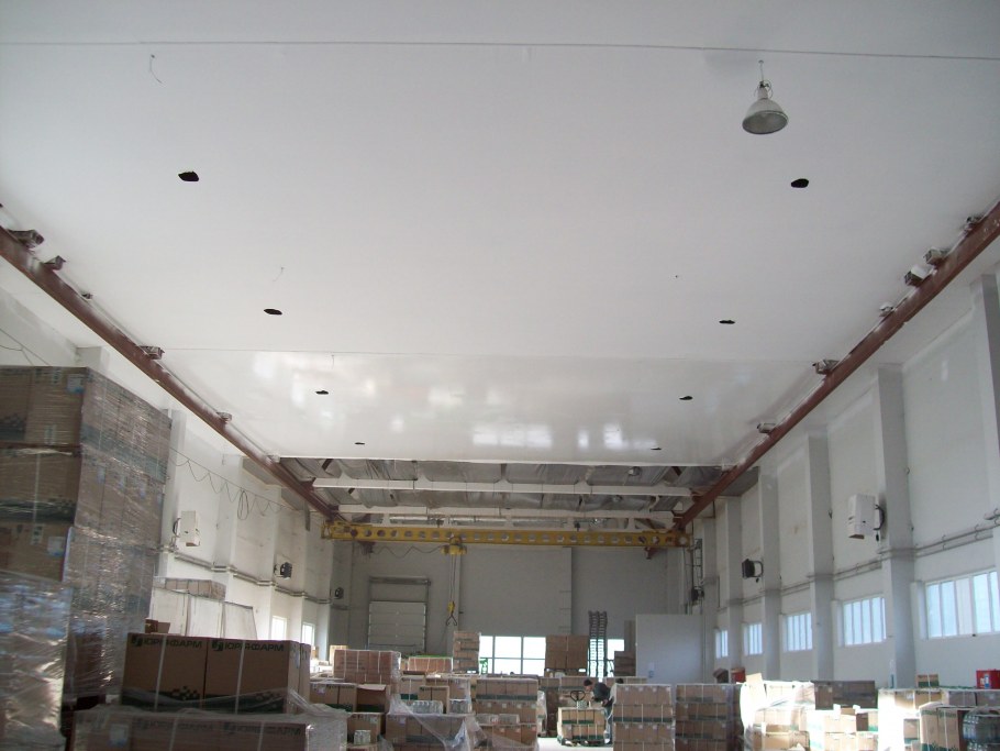 Подвесной потолок для производственных помещений