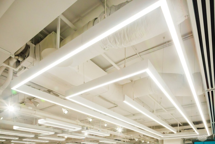 Подвесное освещение для офиса